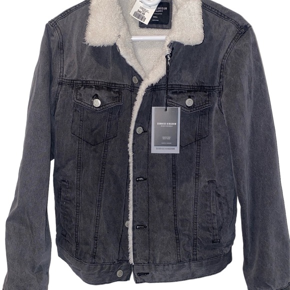 Fuzzy Jean Jacket - Picture 5 of 7